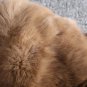 Very Soft Fur Brown Leather Jackets FREE SHIPPING Brown Leather Trench Coats for Women