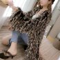 RSS Boutique Lazy Mohair Tassels and Fringe Long Black Sweaters Black Cardigan for Women