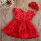 Christmas Dress for 3-6 Months Candy Canes FREE SHIPPING Red Headband Baby Dresses