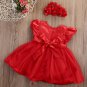 Christmas Dress for 3-6 Months Candy Canes FREE SHIPPING Red Headband Baby Dresses