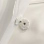 Fashion Trend White Bridal Trench Coats for Women Elegant Lady Clothing White Winter Coats