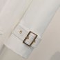 Fashion Trend White Bridal Trench Coats for Women Elegant Lady Clothing White Winter Coats