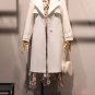 Fashion Trend White Bridal Trench Coats for Women Elegant Lady Clothing White Winter Coats