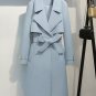 Fashion Trend White Bridal Trench Coats for Women Elegant Lady Clothing White Winter Coats