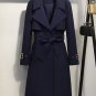 Fashion Trend White Bridal Trench Coats for Women Elegant Lady Clothing White Winter Coats