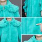 Beautiful Turquoise Blue Trench Coats for Women New Trend Overcoats Soft and Cozy