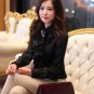 White Ruffled Blouses for Women Mandarin Collar Vintage Silk Blouses for Women
