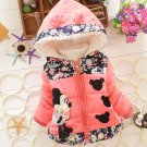 SALE Hooded Peach Jackets Disney Peach Minnie Mouse Jacket READY TO SHIP Winter Jackets