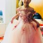 Quinceanera Off Shoulder Pink Formal Wear for Girls Pink Dress for Toddler Girls Tutu Dress
