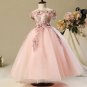 Quinceanera Off Shoulder Pink Formal Wear for Girls Pink Dress for Toddler Girls Tutu Dress