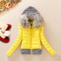 Free Shipping Mintgreen Knitted Splicing Stylish Removable Fur Hood Long Sleeve Women's Down Coat