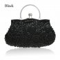Purple Free Shipping Purple Clutch Evening Exquisite Embroidery Beaded Clutch for Women