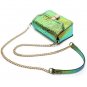 High Quality Small Green Clutch Green Purse for Women Snake Pattern Change Color