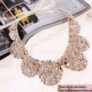 New Trend Fashion Necklaces Fake Collar Necklace Sequined Golden Collar for Girls Womens Necklaces
