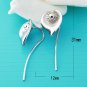 Rsslyn Unique Silver Calla Lily Flower Earrings for Women Minimalist Targets