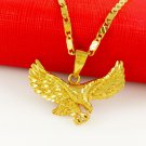 New Thick American Eagle Necklace 24K Gold Plated Eagle Necklace and Pendant