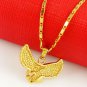 New Thick American Eagle Necklace 24K Gold Plated Eagle Necklace and Pendant
