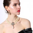 Off White Bridal Necklaces Pageant Lovely Ivory White Chokers for Women