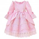 Cute Costume Dress for Girls Princess Ana Dress Princess Elsa Pink Tutu Dress