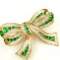 Elegant and Chic Style Golden Brooch New Austrian Brooch Golden Bows for Women