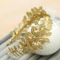 Leaf Pattern Leaves Headpiece Golden Headbands Wedding Accessories for Toddler Girls