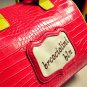 Italian Bags Braccialini Hot Pink Tote Bags for Women-Beautiful Handiwork Patchworks