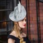 Fancy Fine Collections of Gray Fascinators for Elegant Ladies Luxury Type Silver Hats