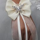 2pcs Hand Bracelets Ivory Bows for a Bride Bridal Bracelets Bridal Shower Accessories for Wedding