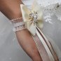 2pcs Hand Bracelets Ivory Bows for a Bride Bridal Bracelets Bridal Shower Accessories for Wedding