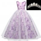 Lavander Dress for Tween Girls Tiara Lavander Tutu Dress for Pageant Shows Birthday Girls Dresses