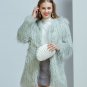 Pretty Mint Green Coats Mintgreen Jackets Shaggy Fall Spring Season FREE Clutch