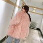 Pretty Mint Green Coats Mintgreen Jackets Shaggy Fall Spring Season FREE Clutch