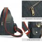 New Denim Backpacks Lacy Chest Bag for Women I-Phone Outlet Denim Sling Bag-Denim Casual Day