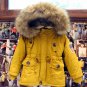 Free Shipping Winter Jackets FREE Winter Hat for Orange Coats Hooded Jackets for Junior Boys