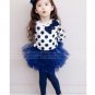 SALE! Red Polka Dot Tees for Girls and Red Legging Tutu Skirt Spring Outfit for Girls