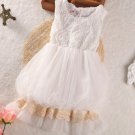 SALE! Vintage White Dress for Baby Girls Photoshoot Ruffled Christening Dress Off White Dresses