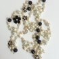 Long Necklaces for Women Pearls Camelia Flowers Wedding Accessory Jewelries Pearl Bridal Necklaces