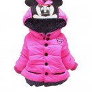 SALE Minnie Mouse Jackets Hoodies for Girls Disney Jackets Cotton Padded Winter Jackets