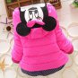 SALE Minnie Mouse Jackets Hoodies for Girls Disney Jackets Cotton Padded Winter Jackets