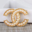 Free Shipping Golden Pearl Brooch for Women Small Pins and Brooches for Wedding and Pictorials