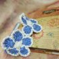 Rsslyn Handmade Blue Headband Crochet By Lyn Floral Headbands for Girls Crochet Headband Gift