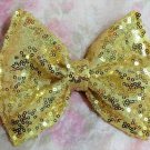 Rsslyn Free Shipping Sequined Golden Headband Golden Hair Clips