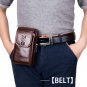 New Bull Leather Phone Case for Men Leisure Bags for Men Black Phone Bags Black Phone Cases