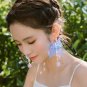New Lace Trendy Bowknot Dangle Earrings Purple Earrings Women's Lavander Bow Earrings for Women