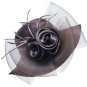 Free Shipping Green Hat for a Charming Woman Rose Decoration Sun Hat Green Visor Sun Blocks
