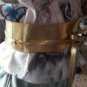 New Golden Belts Lace Up Slimming Girdle Belt Pu Leather Designer Wide Corset Strap Belts for Women