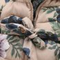 On Hand Navy Blue Floral Parkas for Girls Winter Coats Parkas Hooded Warm and Thick Duck Down Parkas