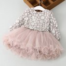 On Hand Dresses Beautiful Purple Dress for Girls Spring Dress with FREE Handmade Headband