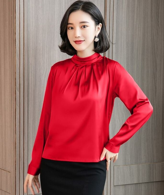 RudelynsSariSariStore.com Pretty Red Blouses for Women On Hand Red Tops ...