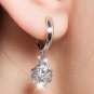 Grandeur 925 Sterling Silver Earrings Affordable Jewelries for Women Protected Ball Crystal